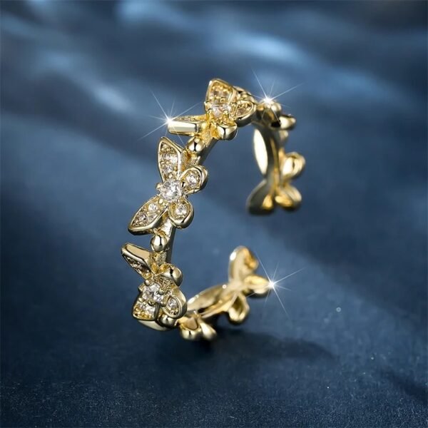 Bague Femme C26 - Papillon - Réglable