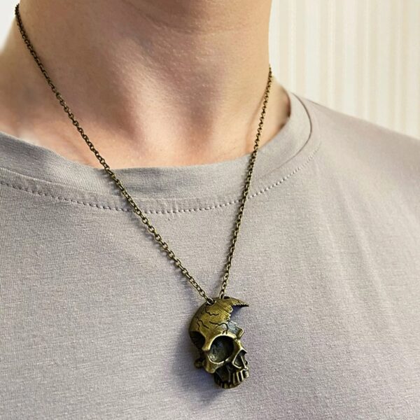 Collier Pendentif - Crane Cassé