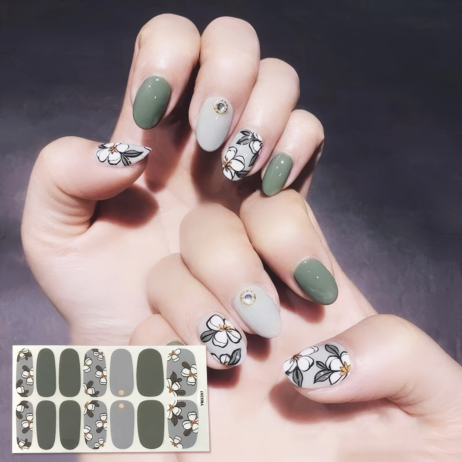 Stickers Nail Art – Manucure Floral