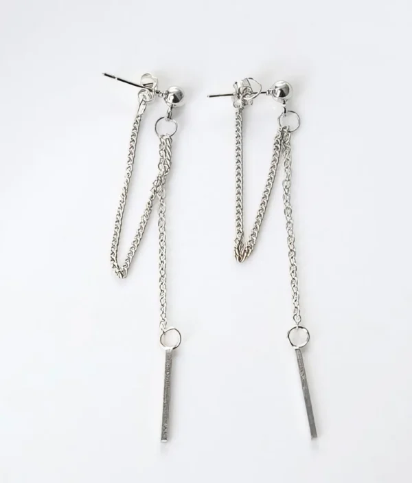 Boucles d'Oreilles Chaîne Minimalistes