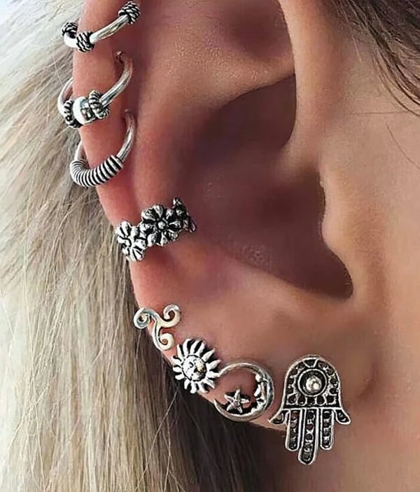 Boucles d'Oreilles Inspiration Vintage