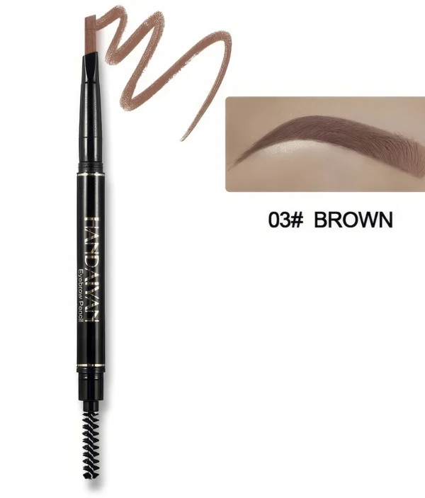 Crayon à Sourcils Double Embout - Imperméable & Style Naturel