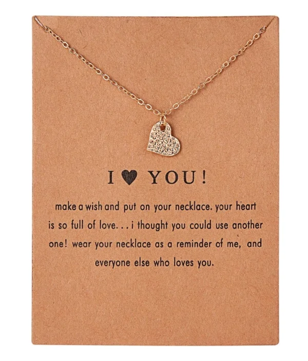 Collier Message - Collection Motifs Inspirants ✨