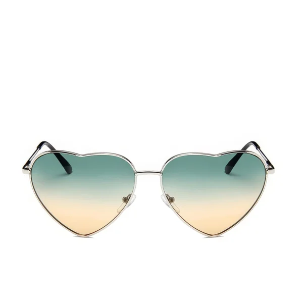 Lunettes de Soleil Femme - Design Cœur Rétro