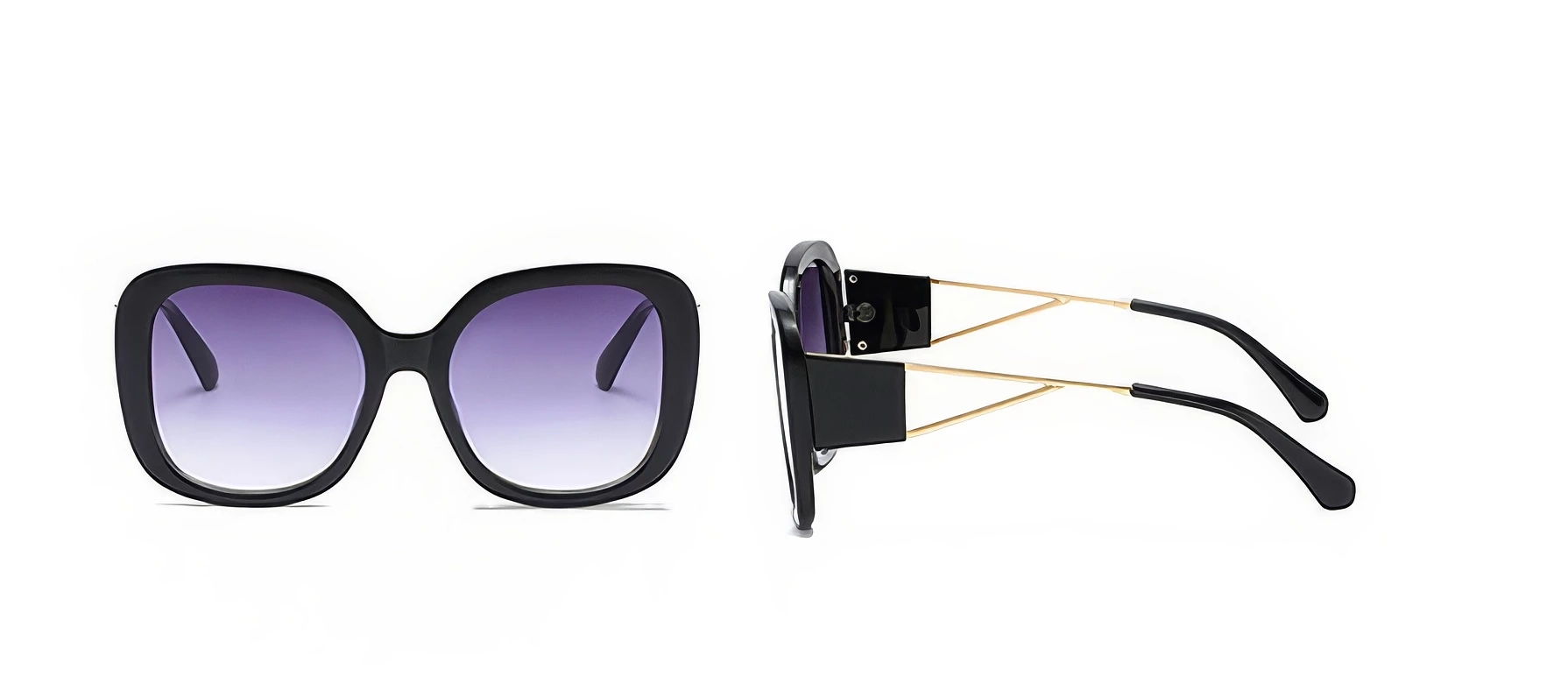 Lunettes de Soleil Femme - Élégance Oversize – Image 2