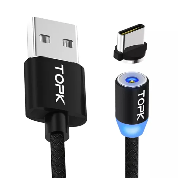 Câble Magnétique LED - Connecteur Rotatif 360°