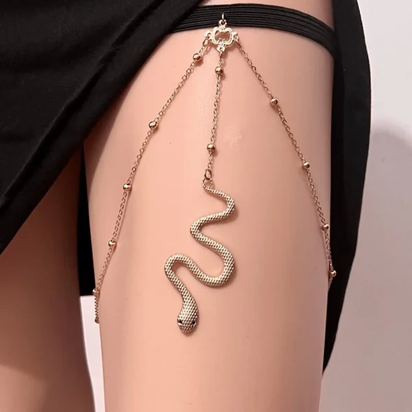 Chaîne de Cuisse - Élégance Serpent 🐍
