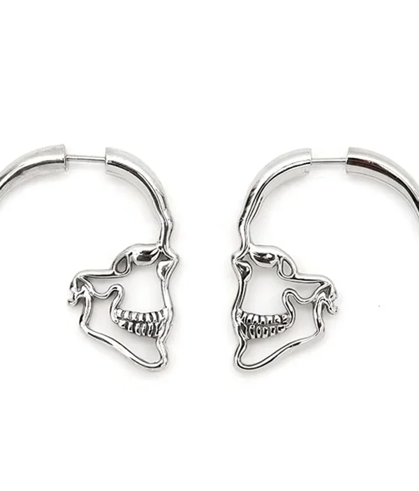 Boucles d'Oreilles Crâne - Design Gothique ☠️
