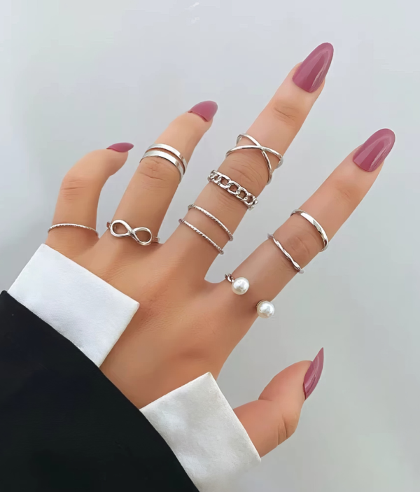 Ensemble de Bagues - Design Raffiné