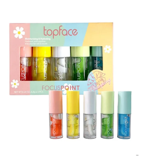 Lot de 5 Gloss - Effet Brillant & Naturel 💧
