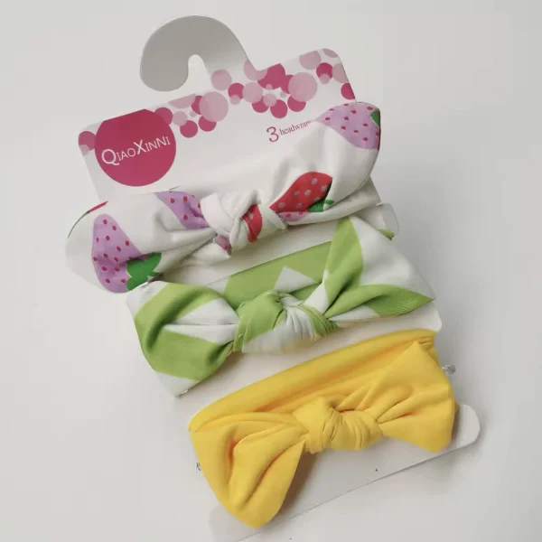 Bandeaux Bébé Ensemble - Fruits & Couleurs