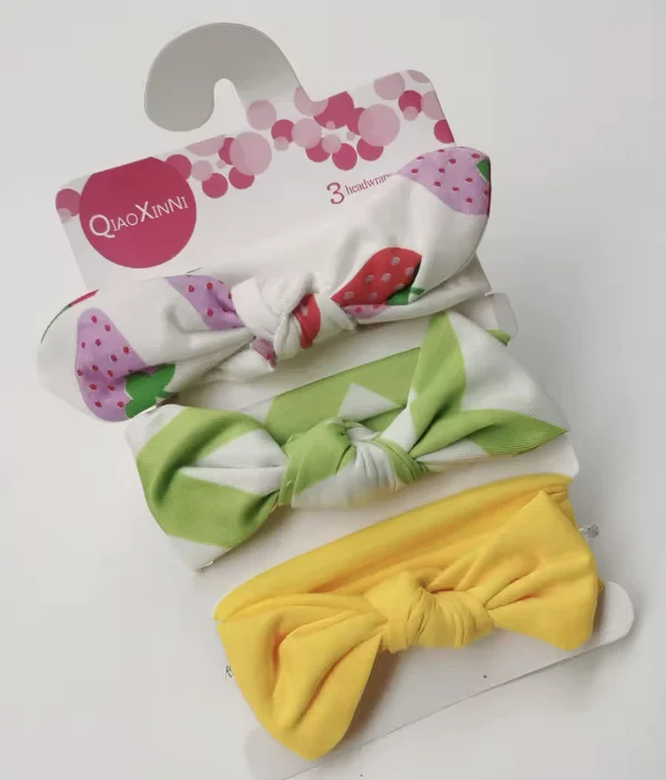 Bandeaux Bébé Ensemble - Fruits & Couleurs