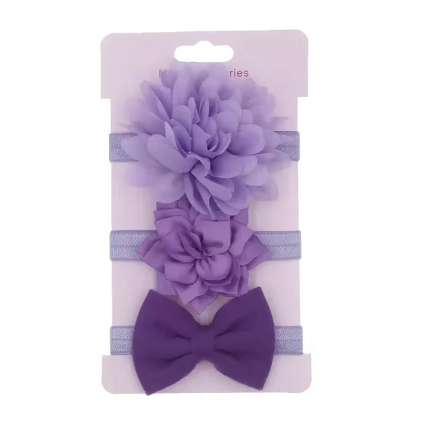 Lot de Bandeaux - Fleurs & Nœuds 🎀