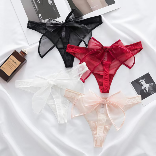 String Tulle avec Nœud Papillon 🎀