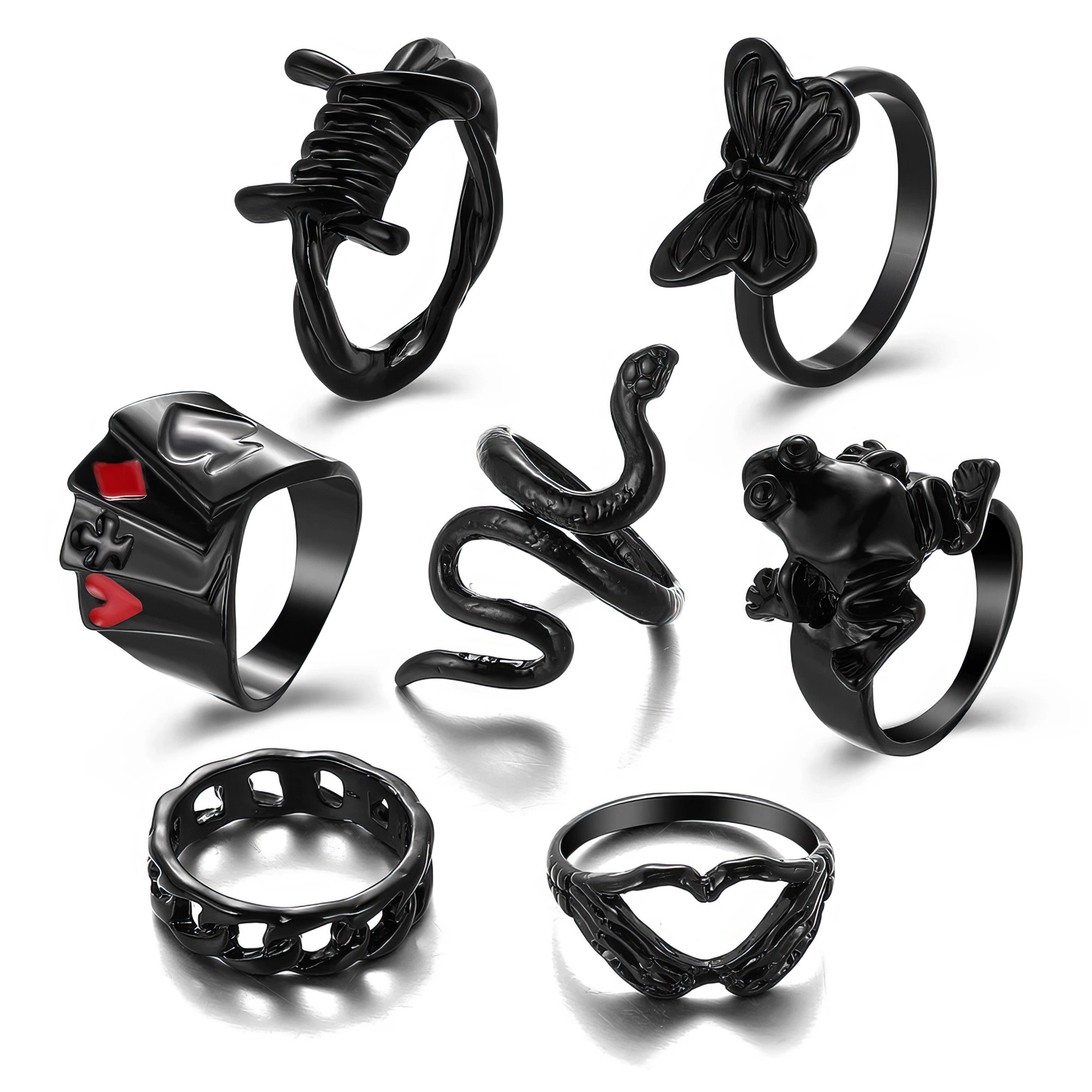 Ensemble de Bagues Gothique & Fantaisie đ€ â Image 2