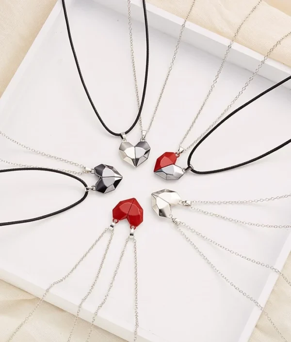 Collier Couple Cœur Brisé – Duo Amoureux ❤️🔥