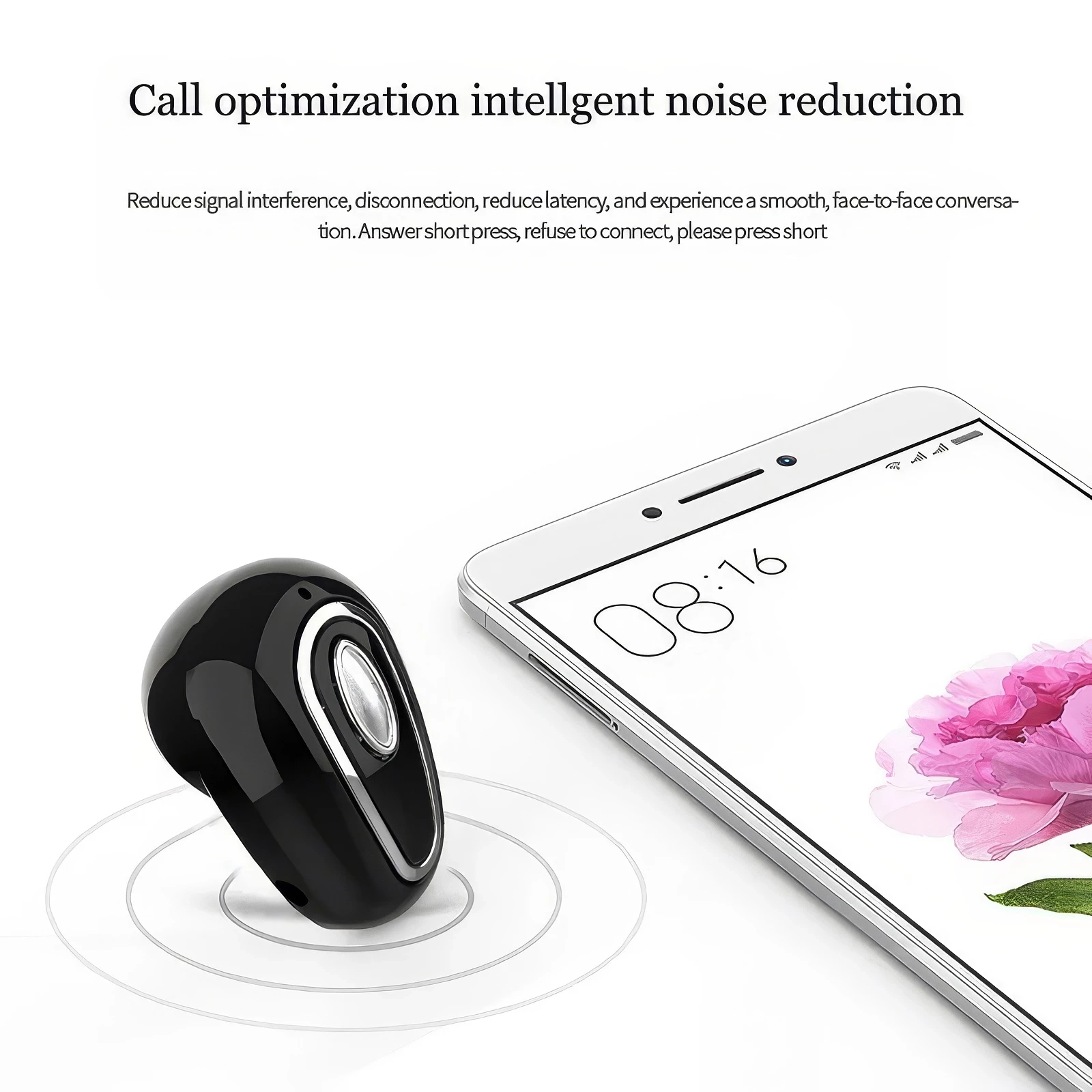 Écouteur Bluetooth Sans Fil - Design Discret – Image 3