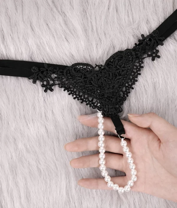 String Brodé Perles - Élégance Sensuelle ❤️