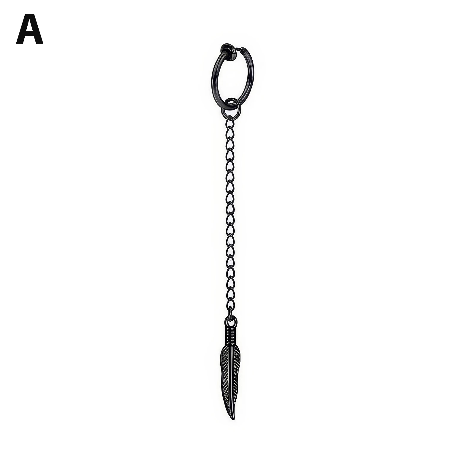 Boucle d’Oreille Homme Sans Piercing 🖤 – Image 2