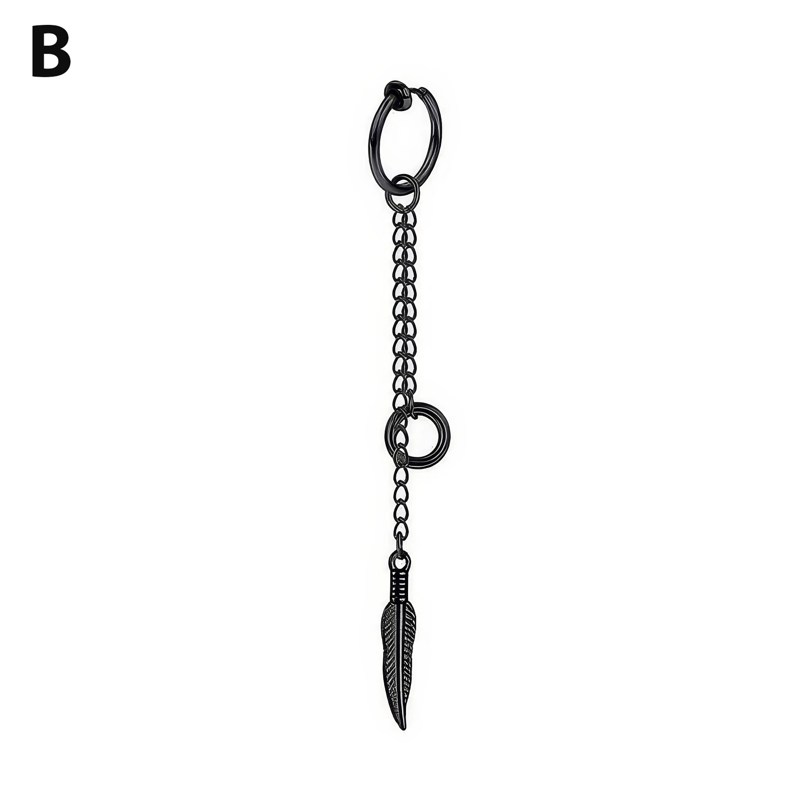 Boucle d’Oreille Homme Sans Piercing 🖤 – Image 3