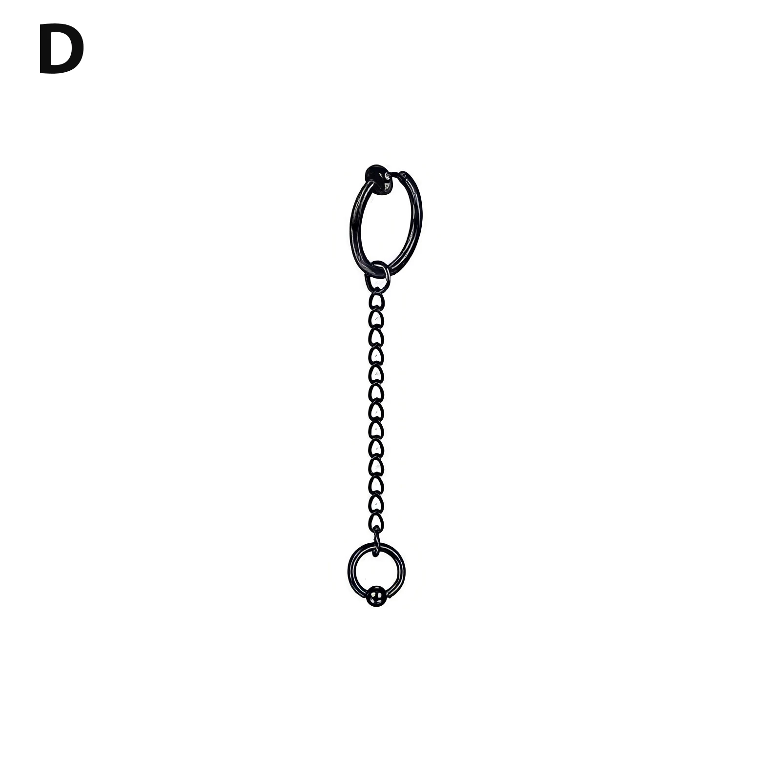 Boucle d’Oreille Homme Sans Piercing 🖤 – Image 5