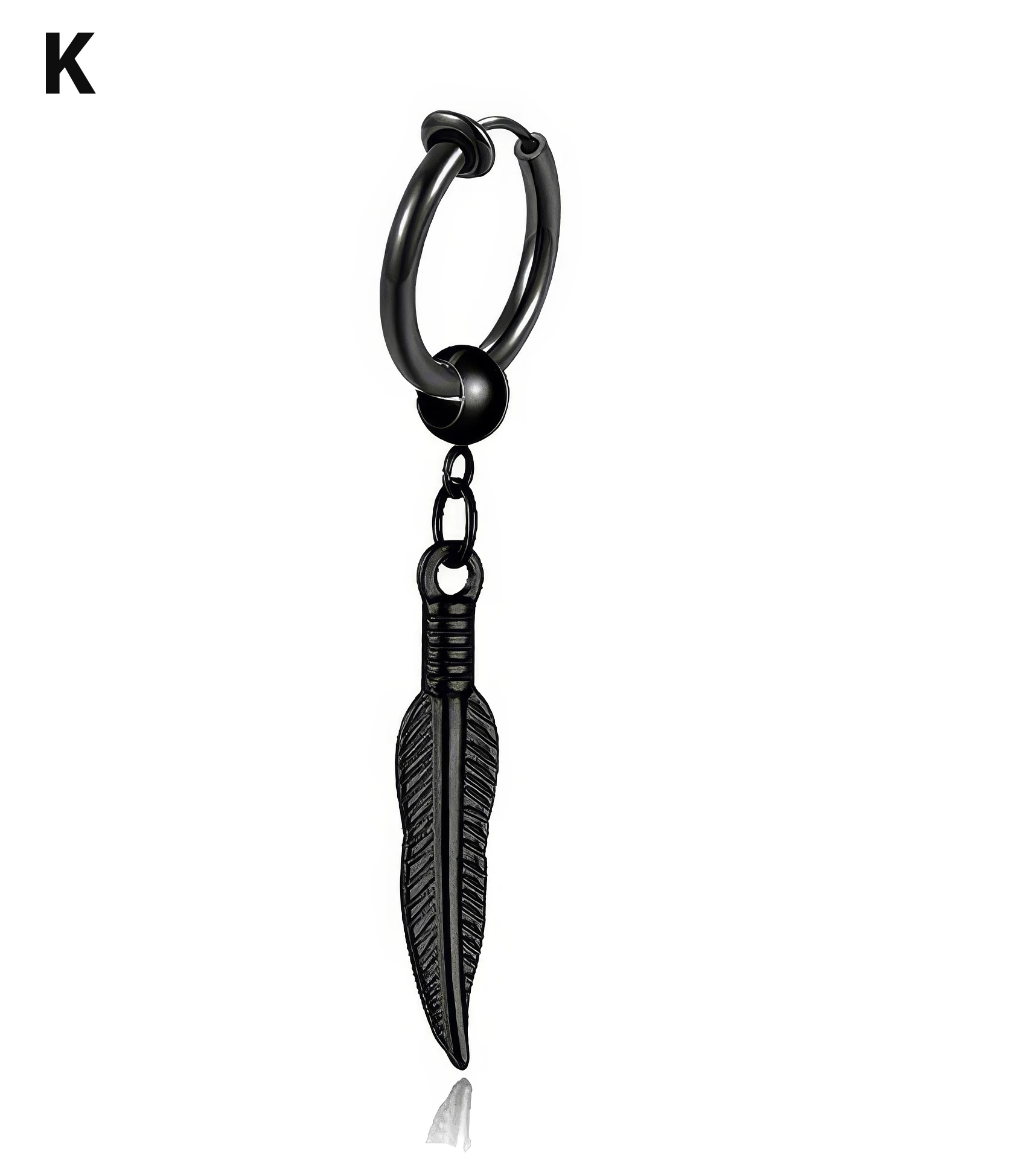 Boucle d’Oreille Homme Sans Piercing 🖤 – Image 11