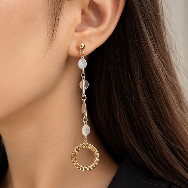 Boucles d’Oreilles Cercles Dorés - Style Chic