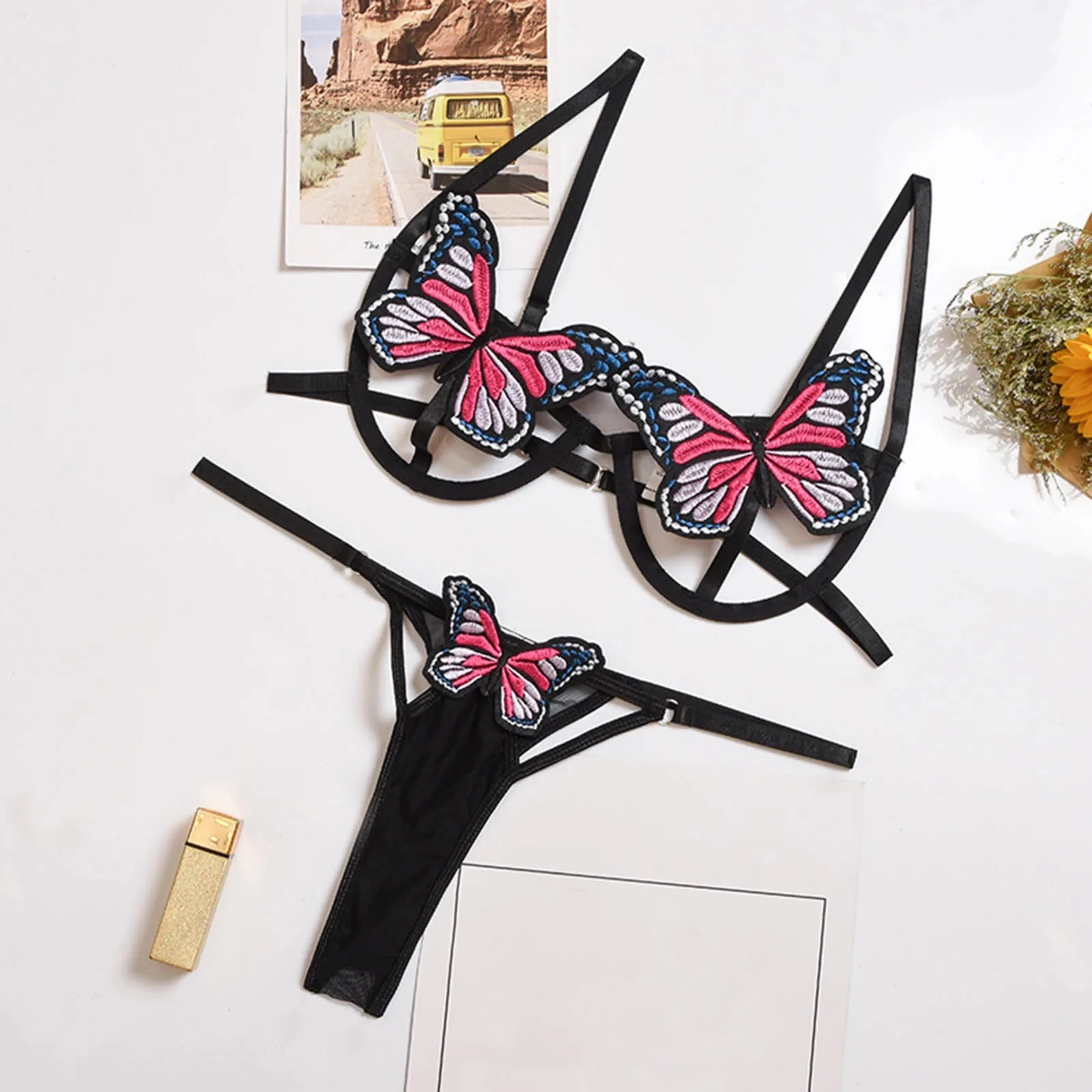 Lingerie Ensemble - Papillons Séduisants 🦋 – Image 3