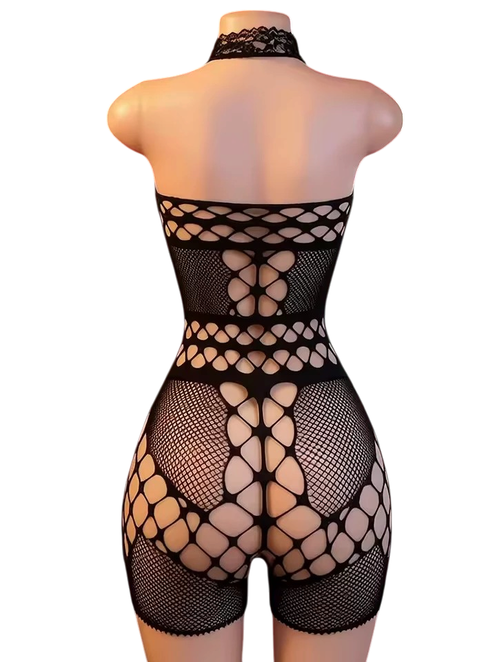 Combinaison Lingerie en Résille Ajourée 🖤 – Image 3